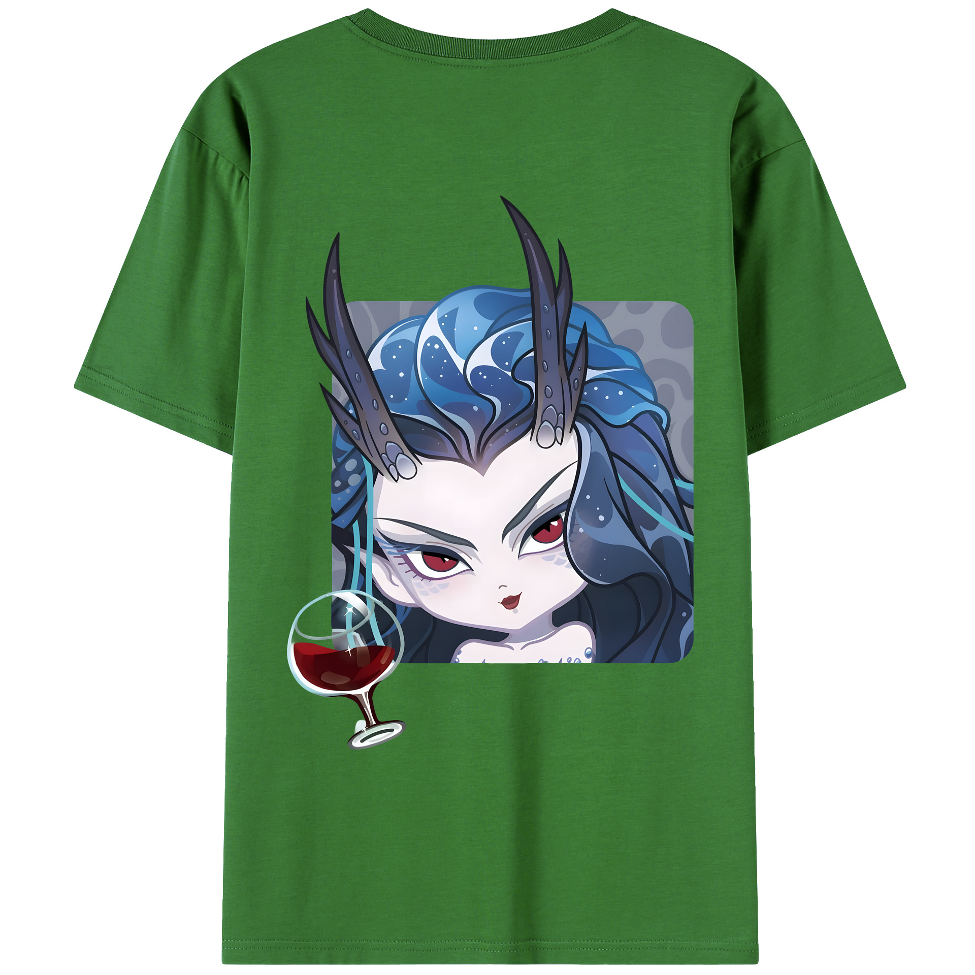 （画像用） Ne Zha 2 ナタ 魔童の大暴れ レディース半袖Tシャツ(バックプリント)
